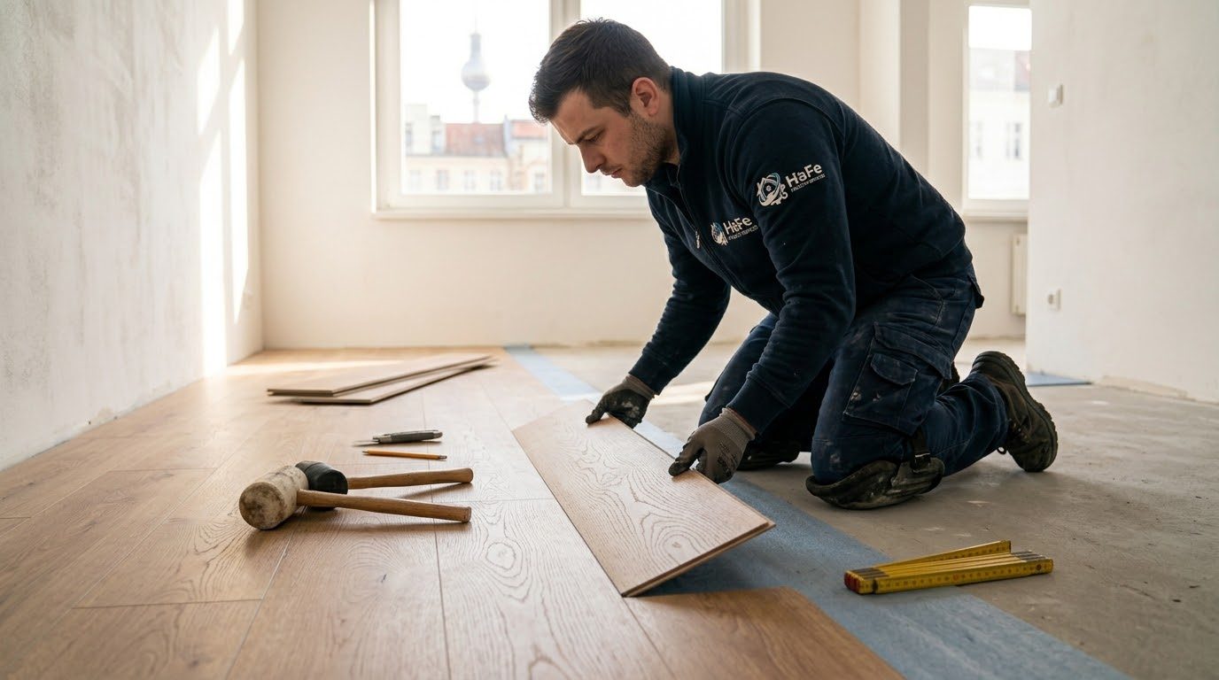 Bodenlegearbeiten: Verlegen von Laminat in Berlin
