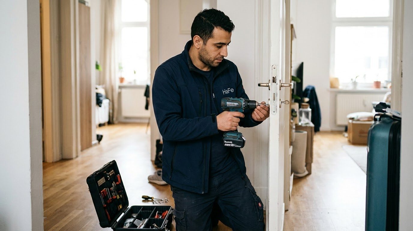 Hausmeisterservice in Berlin: Reparatur eines Türschlosses